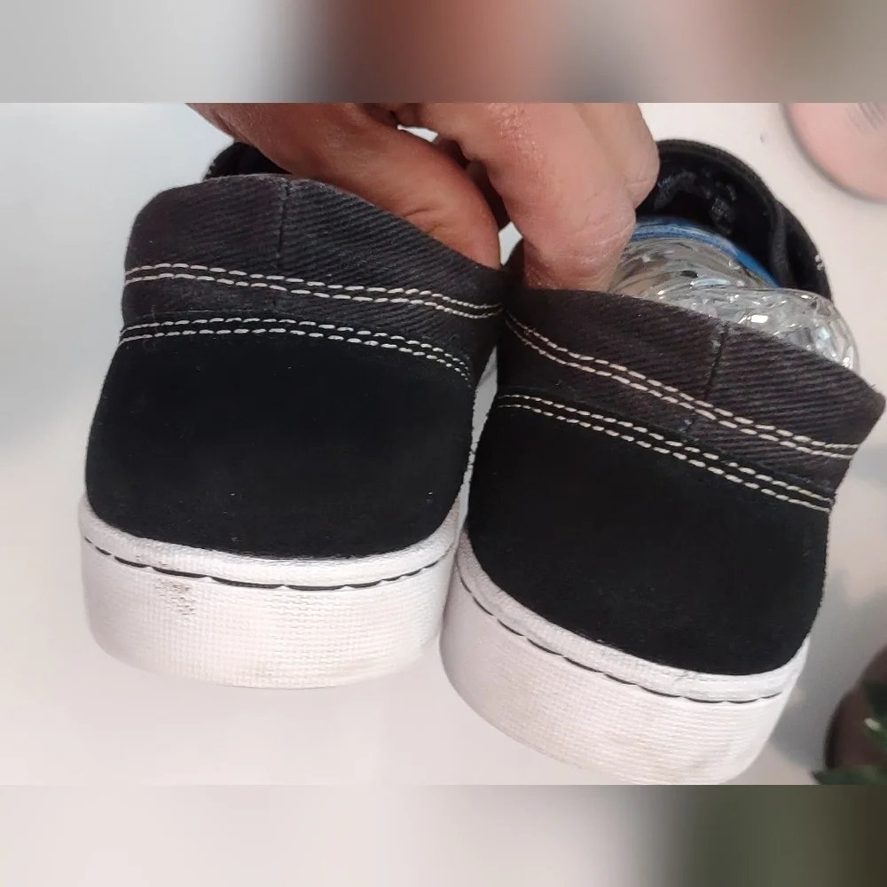 Clarks Black and White Sneakers